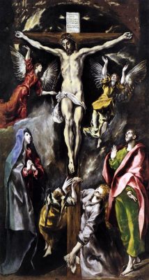  De Crucifixión van El Greco: Een Study in Licht en Drama!