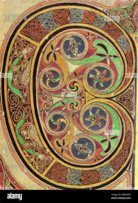  De Lindisfarne Gospels een Monumentale Mix van Keltische en Anglo-Saxonische Kunst!